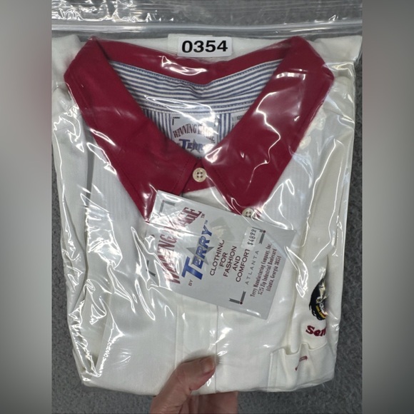 Florida State Seminole Shirt Men's XL White Button-Down Long Sleeve Vtg NWT - Picture 14 of 14